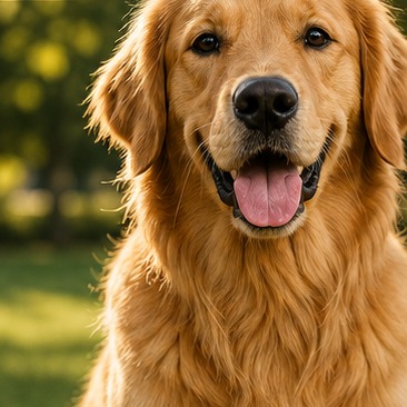 Dog with original background